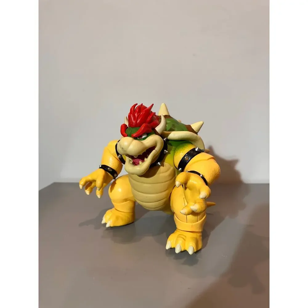The Super Mario Bros Movie Bowser 7 Inch Action Figure Light Up Fire Breath